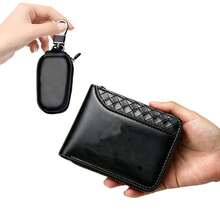 1 Men's Wallet, Men's Key Bag Combination Set, Wallet, Made Of Synthetic Leather Material, With Zipper Closure Design.Father's Day Gift - Multicolor - View 11