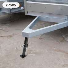 Pair Of Telescoping Trailer Stabilizer Jacks, 800 LB Capacity, RV Camper - Default - View 7