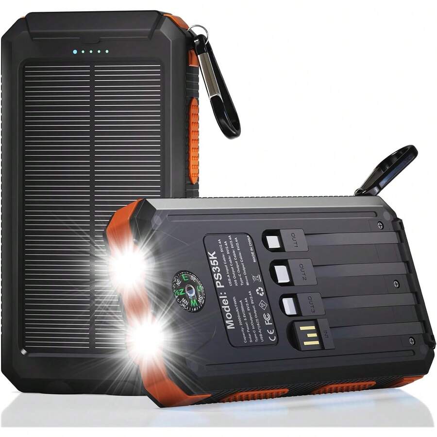 Cell Phones Solar Panels - Orange - View 1