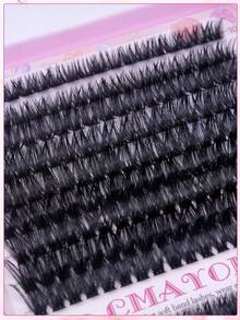 720/666PCS DIY Lash Clusters, 10-16mm Mixed Length High Volume Multi Styles False Eyelashes Extention Kit With BOND&SEAL, Tweezers And Brush, Friendly To Beginners, Suit For Daily, Wedding, Party, Outdoor,Travel, Festival Using, Lash Clusters - Multicolor - View 10