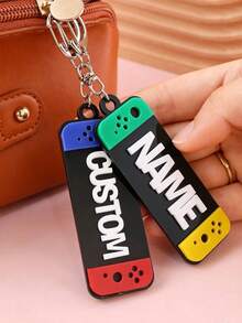 Gantungan Kunci Nama Konsol Game Kustom, Gantungan Kunci Huruf Personalisasi, Gantungan Tas Gaya Gamer, Gantungan Kunci yang Dapat Disesuaikan, Hadiah Nama yang Dapat Disesuaikan untuk Gamer - MultiWarna - View 4
