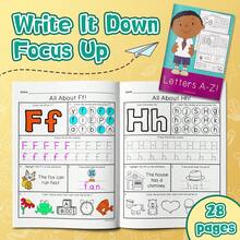 Letter Recognition & 2D/3D Shape Practice Workbook, Color Counting & Shape Identification, Develop Early Math & Literacy Skills Through Fun Activities, High-Quality Learning Tool For Home & School - Wookbook - View 5