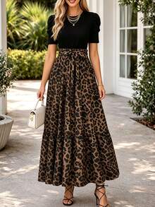 Women Long Dresses - Black - View 2