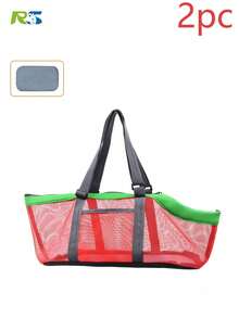 RUSHICHONGWU RU SHI CHONG WU Portable Mesh Pet Carrier Bag With Cooling Pad, Breathable Soft Edge Pet Travel Tote, Suitable For Small Dogs And Cats, Outdoor Walking, Shopping, Vet Visits - Multicolor - View 9