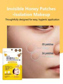 Olive Young Care Plus 1pc Invisible Hydrocolloid Acne Patch, Imported From Korea, Conceals And Covers Blemishes, Suitable For Problem Skin And Face, Sweat-Resistant, Emergency Acne Patch - 84 Count - 查看 2