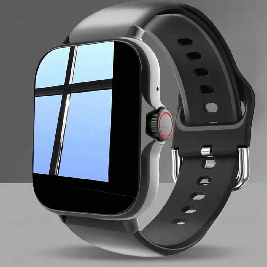 Reloj inteligente, Llamada/Marcación inalámbrica, Múltiples modos deportivos, Recordatorio y rechazo de llamadas, Notificación de SMS, Fondo de pantalla personalizable, Compatible con iPhone/Android - Multicolor - Ver 1