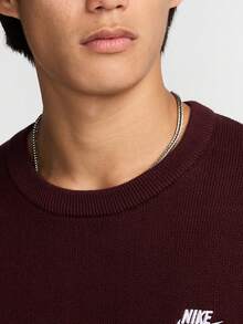 Nike Authentic Club Men's Loose Casual Crew Neck Sports Warm Sweater FQ2913-652 - FQ2913-652 - View 3
