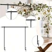 UPPVU Adjustable Arch Table Frame - Heavy-Duty Iron Construction, Telescopic Range From 2.4ft To 8.5ft - Suitable For Wedding, Birthday, Halloween, Christmas Decorations And Party Event Home Decor - Sturdy, Durable, Versatile Table Frame - Black - View 2
