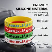 14件/30件 ROBLOX 生日派對禮物盒套組，派對用品，遊戲手環，禮物紙袋，遊戲主題袋，生日派對禮物袋 - 羅布樂思 男生 禮物袋 B款 手圈 - 查看 7