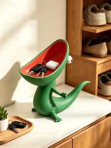 1pc/10pcs Desktop Storage Organizer Box, Gecko Shaped Decorative Storage Tray, Large Opening Desktop Storage Rack, Suitable For USB Flash Drives, Paper Clips, Stationery And Small Items, Creative Office Desk Decor Storage Box, Suitable For Office, Bedroom, Dorm, Study And Back To School Season - Multiple Styles - View 7