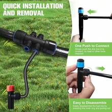 Push In Leak Proof Irrigation Connector, Made Of Durable Plastic Material, Perfect For Branching And Distributing Water Flow, Suitable For Garden Water Pipe Watering Systems - A - View 9