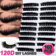720/666PCS DIY Lash Clusters, 10-16mm Mixed Length High Volume Multi Styles False Eyelashes Extention Kit With BOND&SEAL, Tweezers And Brush, Friendly To Beginners, Suit For Daily, Wedding, Party, Outdoor,Travel, Festival Using, Lash Clusters - Multicolor - View 19