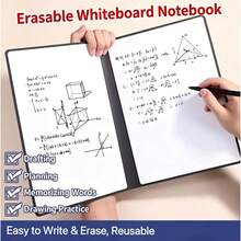 Portable A4 Whiteboard Notebook, Erasable Sketchpad, Writing Board For Math Notes, Drawing And Painting - A4 - View 1