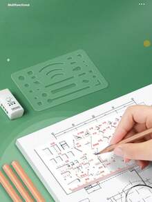 1 Set Premium Drawing Tool Kit (7/27/28/32 Pieces), Includes Stainless Steel Drawing Instrument, Precision Geometric Tools And CAD Tools, Multi-Function Combination Set. Suitable For Teaching And Architectural Sketching, Ideal Choice For Students And Engineers. Writing Tools Suitable For Students, Schools, Offices And Educational Scenarios. Back To School, New Semester, Office Supplies, School Supplies, Art Supplies, Desk Accessories. - Sets - View 10