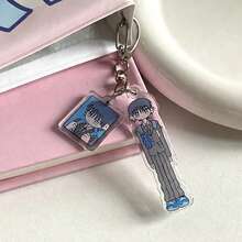 Cartoon Cat Acrylic Keychain Pendant Key Ring Bag Charm Anime - Multicolor - View 7