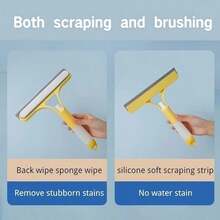 1pc 3-In-1 Multifunctional Window Squeegee With Spray Function Handheld Cleaner, Suitable For Windows, Tiles, Windshields And Mirrors, Home And Bathroom Use, Includes Spray Device, Squeegee Blade, Cleaning Brush And Other Components, Handheld Window Wiper - A - View 7