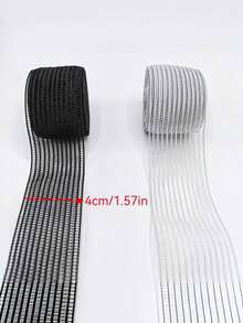 1pc 3yd/108in DIY Lace Elastic Band, 40mm Hollow Design Lace Elastic Webbing, Waistband, Sewing Clothing Accessories Lace Elastic Webbing, Shoes And Hat Decoration Lace Band, Suitable For DIY Dress And Hat Decoration - Multiple Styles - View 8