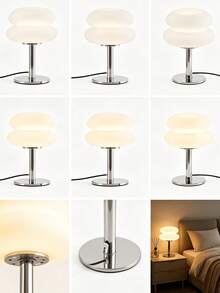 Modern Minimalist LED Mushroom Table Lamp, USB Powered, 3 Adjustable Color Modes, Suitable For Bedroom, Desk, Living Room, Dorm Decor - 1 Piece - View 8