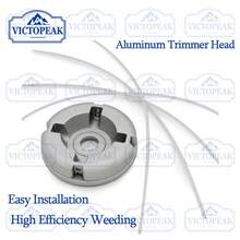 1 buah Kepala Pemangkas Rumput Cakram Bulat Kecil Paduan Aluminium Kokoh Anti Jatuh Diameter 81mm Lubang Dalam 25.4mm Pengisian Cepat Aksesori Mesin Pemotong Rumput Universal untuk Kebun, Pertanian, dan Penyiangan - Kepala pemotong rumput (cakram aluminium kecil) - View 4