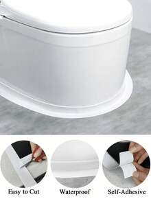 1/3/5m Bathroom Toilet Kitchen Caulk Strip Sealant Tape, Self-Adhesive Bathtub And Wall Sealing Tape Caulk Sealant, Caulk Strip, Sealing Tape, Sink, Bathroom, Toilet, Bathtub Floor Wall Edge Protector Caulk Sealant Tape - White - View 9