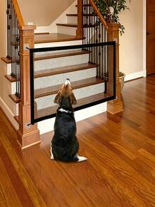 All-In-One No-Drill Adjustable Pet Gate, Portable For Indoor And Outdoor Use. Easy-To-Install Safety Barrier For Cats And Dogs, Suitable For Doorways, Hallways, And Balconies - Multicolor - View 8