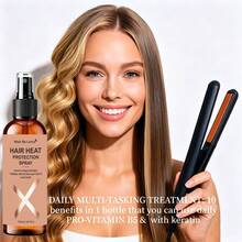 WATR BE LOTUS Semprotan Pelindung Panas Keratin 100ml, Untuk Pengering Rambut dan Pelurus Rambut, Kondisioner Tanpa Bilas, Anti-Frizz, Membuat Rambut Halus dan Berkilau, Formula Bebas Alkohol. - Pakaian formal - View 8