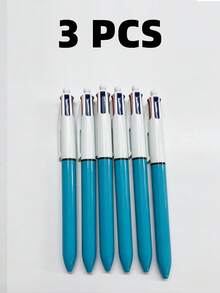 8pcs Multicolor 1.0mm Ballpoint Pens, 4-In-1 Colored Pens, Retractable Cute Nurse Pens, 4-Color-In-1, Suitable For School, Back To School, Students, Nurses, Whiteboard, Office Supplies, Aesthetic Style - Multicolor - View 9