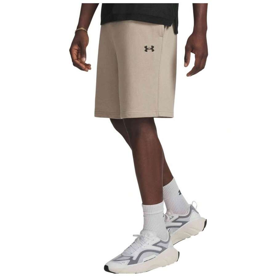 Under Armour سروال قصير رياضي للرجال - بيج - مشاهدة 1