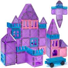 Magnetic Building Blocks 40/60/100pcs Magnetic Construction Blocks Set STEM Stacking Blocks Montessori Learning Toy Gift Suitable For Children 3 Years And Above Boys Girls Kindergarten Preschool Toy Mixed Colors - Multicolor - View 10