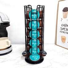 1 buah Kotak Penyimpanan Kapsul Kopi Logam, Tersedia dalam Kapasitas 24/32/40 Kapsul, Dispenser Kapsul Kopi Kawat Vertikal untuk Penggunaan di Meja, Kotak Penyimpanan Kapsul Kopi untuk Bar Kopi Rumahan, Meja Dapur, dan Ruang Istirahat Kantor - Rak penyimpanan kopi - View 11