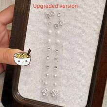 1 Set Of 20 Korean-Style Heart & Pearl Shaped Acupressure Ear Stickers, Decorative Ear Studs With Colorful Rhinestones, Breathable & Durable Acupoint Stimulation Relaxation Device, Easy To Use, No Piercing Required, Christmas Party Gift - Korean Style - View 19