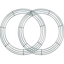 Metal Wire Wreath Frame, Used For Making Wreath Base, Round Shape Suitable For Hanging Flowers, Wedding, Spring Decoration, Door Decor DIY Craft Material - 0 - View 8