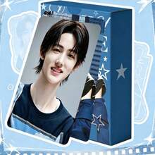 55pcs Casual Style Seonghyeon Photo Card Set, High Definition Double-Sided Cards, K-Pop Fan Daily Collection Essential, Seonghyeon Lomo Cards, Seonghyeon Photocards, Celebrity Photo Cards, Fan Collection Cards - 6Pcs - View 2
