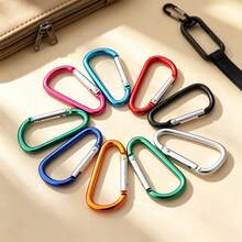 Carabiner Backpack Water Bottle Quick Clip Multi-Function D-Shaped Spring Hook Outdoor Climbing Hook - One Size - View 7