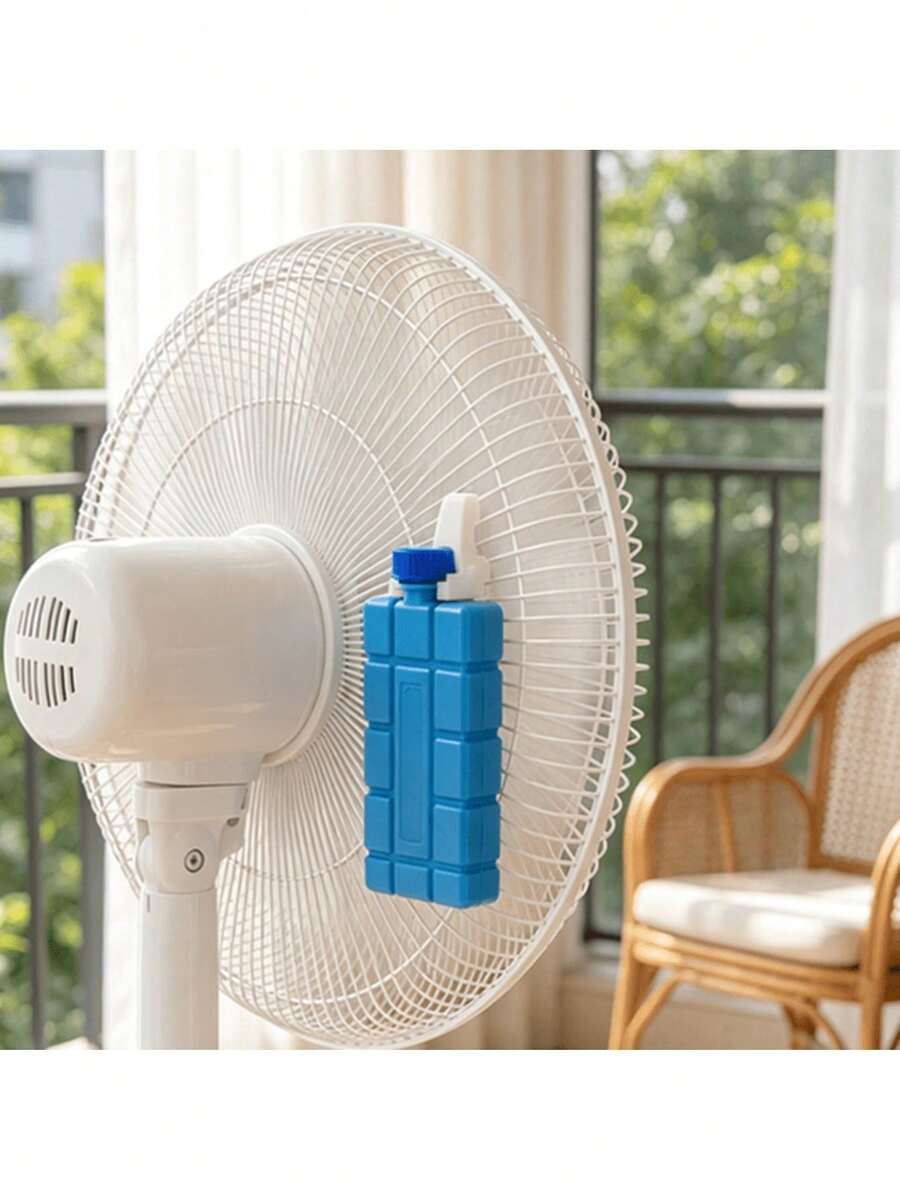 2件組加強型風扇冰袋固定座,強力夾式冷卻水袋風扇支架,高效夏季散熱冷卻配件,適用於宿舍、辦公室與居家靜音冷卻 - A - 查看 1