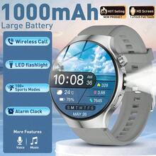 Đồng hồ thông minh LIGE: Pin dung lượng siêu lớn 1000mAh, đèn LED, hơn 100 chế độ thể thao, chống nước hàng ngày, dự báo thời tiết, phát nhạc, báo thức, thông báo tin nhắn - Đồng hồ thông minh thể thao ngoài trời đa năng phù hợp cho nam và nữ - Xem 13
