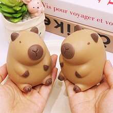 Capybara Chick Squeeze Toy Stress Relief Cute Capybara Venting Tool Office Decompression Healing Small Ornament - Multicolor - View 11