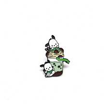 SANRIO 1件可愛卡通三麗鷗胸針，萬聖節與聖誕節金屬徽章，Hello Kitty胸針，柔軟甜美貓咪合金包包配件針 - 彩色 - 查看 16