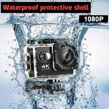 Cámara de Acción 1080P HD con Pantalla LCD de 2 Pulgadas, Ángulo Amplio de 140°, Estabilización Digital, Batería Recargable, Compatible con Soportes para Bicicleta & Casco para Ciclismo, Vlogging & Grabación al Aire Libre (Formato MP4), Batería de 1050mAh, Duración Prolongada - Ver 2