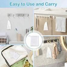 1/5/10pcs White Drawstring Mesh Soap Bags, Exfoliating Soap Holder Storage Bags, Convenient Storage, Suitable For Daily Bathing And Cleaning - Multicolor - View 5