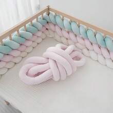 1 buah Pagar Pengaman Anti-Benturan Bayi (5m) Strip Bumper Empuk Lembut, Rel Pelindung Sambungan Tempat Tidur Bayi - MultiWarna - View 1