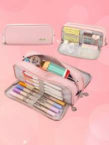 Creative Large Capacity Pencil Case, Desktop Stationery Storage Box, Portable Storage Box For Boys/Girls, Suitable For School/Off, First Day Of School - Multicolor - View 14