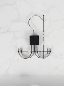 360° Rotating 6-Prong Hook, Multi-Functional Easy Install Heavy Duty Storage Hook, Space Saving Closet Organizer For Small Spaces, Suitable For Clothes, Bags, Scarves And Hats, Ideal For Entryway Bedroom Dorm, Wall Mounted Hanging Rack - Multicolor - View 3