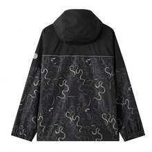 Timberland Jaket Softshell Berkerudung Tahan Air untuk Olahraga Luar Ruangan Pria, Hiking, dan Panjat Tebing - Hitam dan abu-abu - View 7