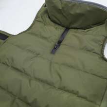 Dog Winter Coat, Warm Fleece Vest With Built-In Drawstring Holes And Reflective Strips, Suitable For Small And Medium Dogs To Wear In Cold Weather And Snow - Army Green - View 5