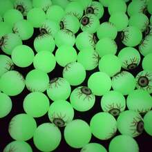 10pcs Floating Dual-Color Rainbow Frosted Elastic Bouncy Balls, Party Games - Multicolor - View 5