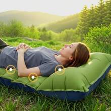 Portable Inflatable Camping Pad, Foot Pump Air Mattress, Suitable For Camping, Backpacking, Hiking Tents And Other Outdoor Activities - A - View 5