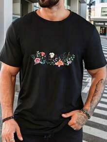 Men T-Shirts - Black - View 1
