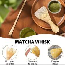 1pc Traditional Matcha Whisk, Reusable Resin Matcha Whisk, Plastic Matcha Stirrer, Green Tea Brush, Japanese Tea Whisk, Matcha Stirring Brush, Tea Utensil Stirring Tool Accessory, Dishwasher , Easy To Clean - Tea Whisk - View 2