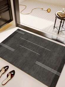 Minimalist Geometric Print Indoor Decorative Rug, Living Room Sofa Carpet, Bedroom Rug, Bedside Rug, Dining Room Kitchen Rug, Office Chair Mat, Entryway Door Mat, Picnic Mat, Outdoor Camping Blanket - Multicolor--8 - View 18